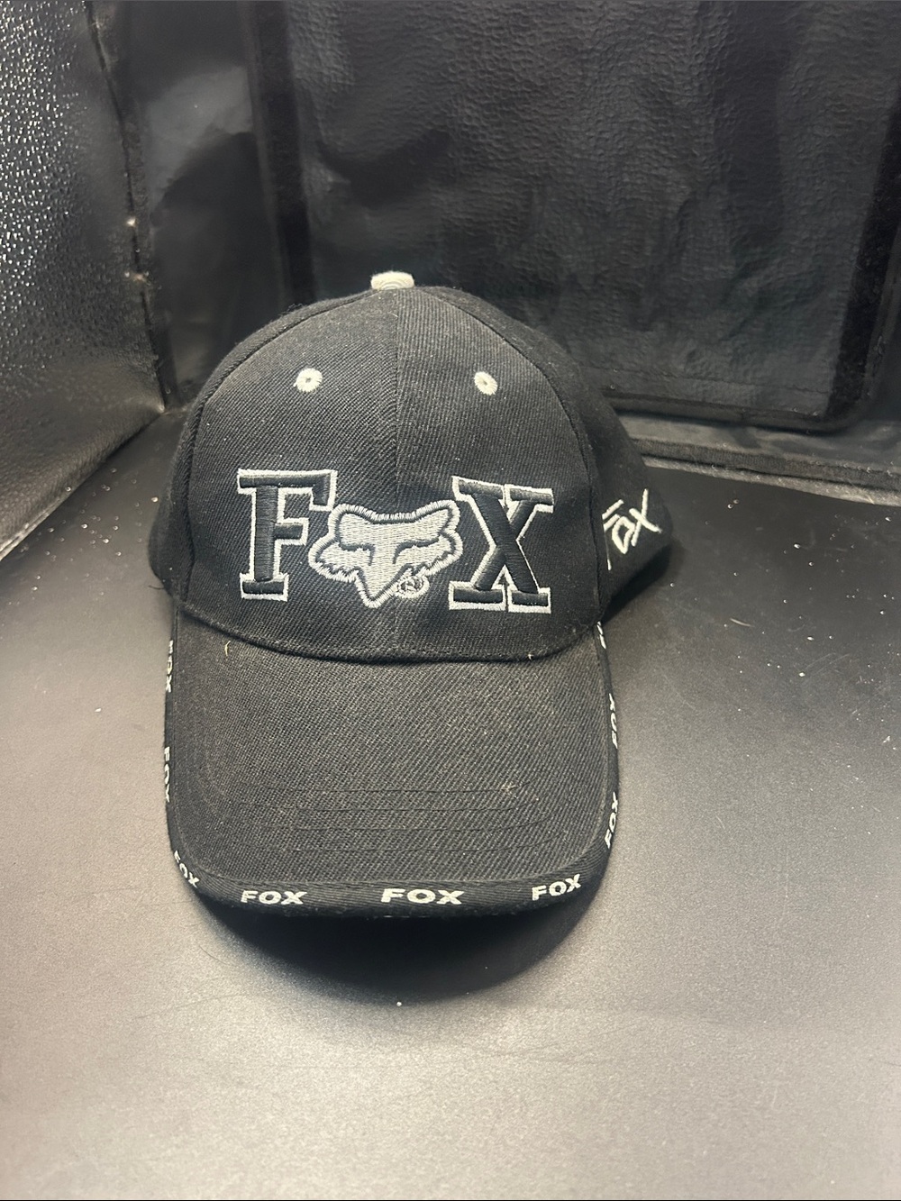 Fox Kids Black Cap with White Logo